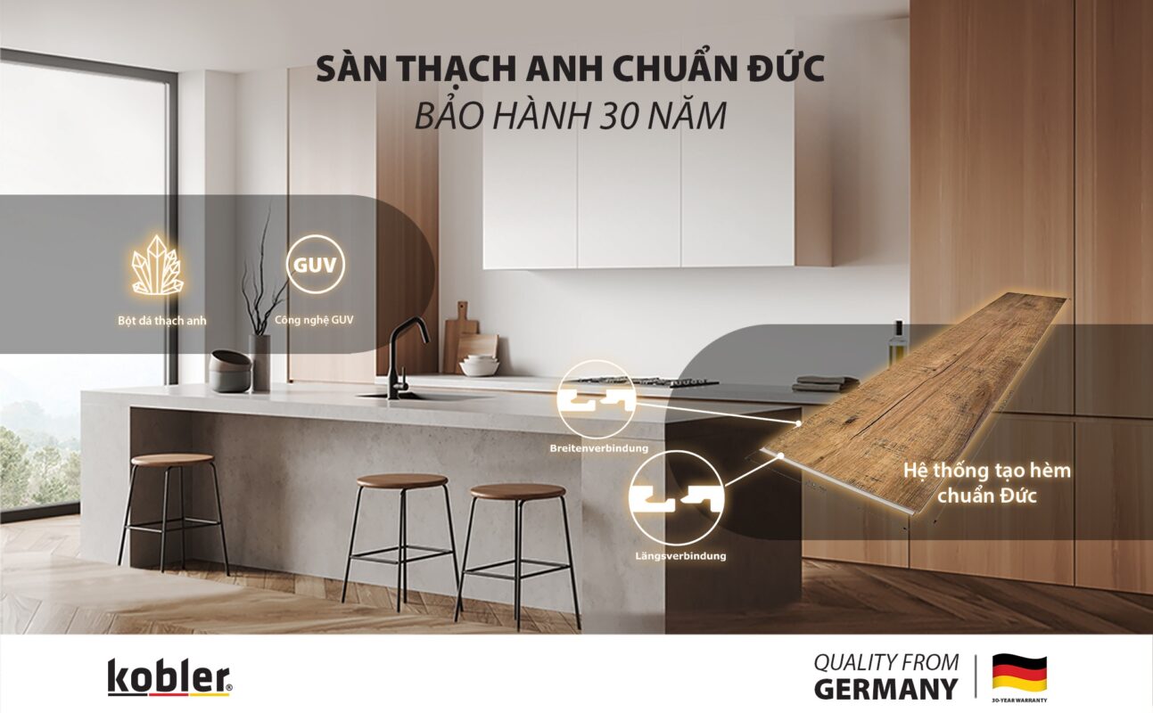 Sàn thạch anh chuẩn Đức KOBLER