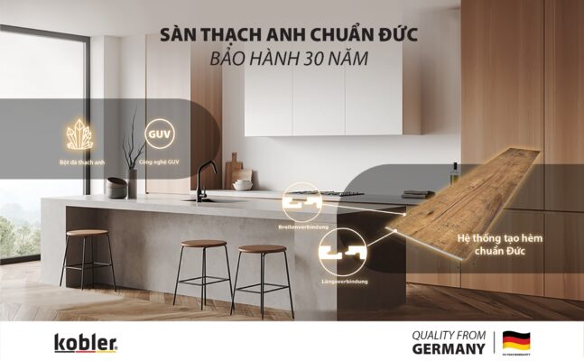 Sàn thạch anh chuẩn Đức KOBLER